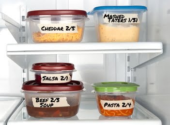 Thanksgiving leftover in Tupperware containers