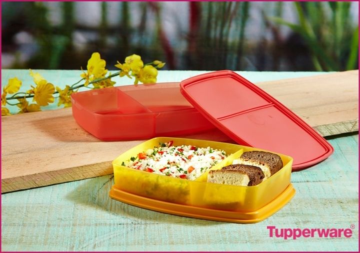 Tupperware lunch boxes