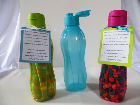 Christmas Favor for Toddlers using Tupperware Eco flip bottle