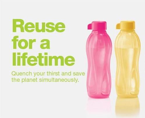Reusable Eco Tupperware bottles