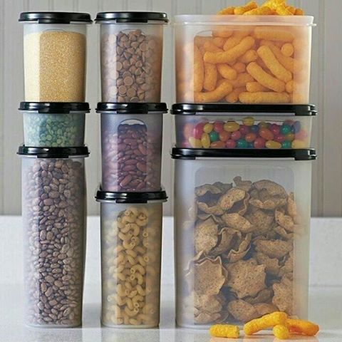 airtight Tupperware containers