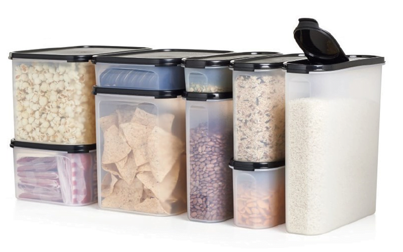 Tupperware storage containers