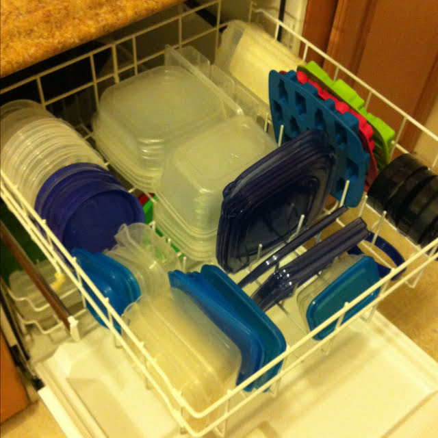 Tupperware in Dishwasher