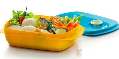 Portion Control Tupperware Lunch Box