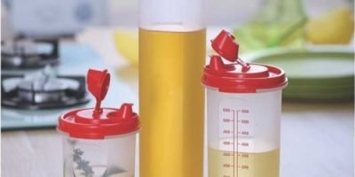 Tupperware oil bottle