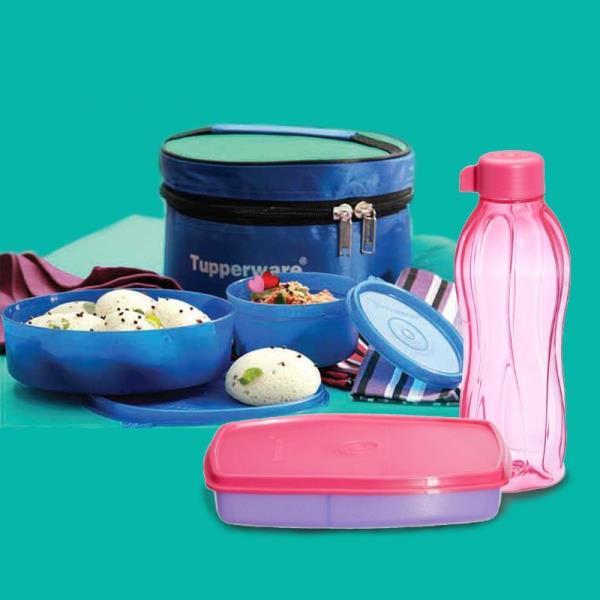 Tupperware lunch boxes