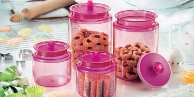 Tupperware Cookie Jar