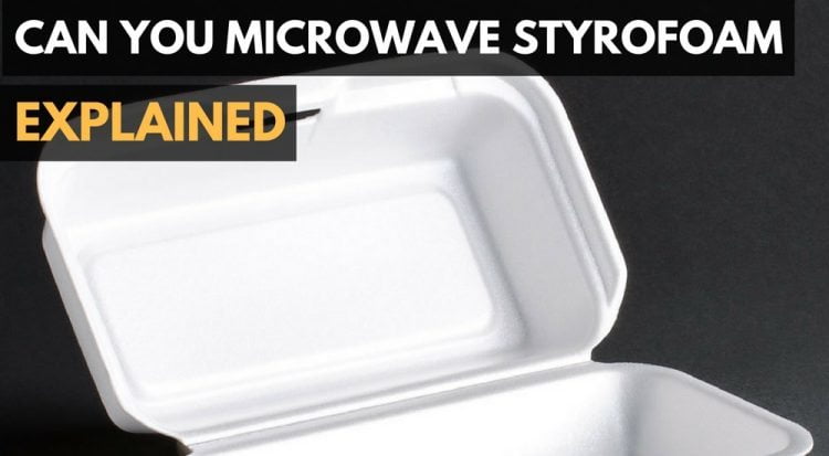 Reheating styrofoam container is a big NO as it leaches harmful chemical compounds into your food leading to cancer