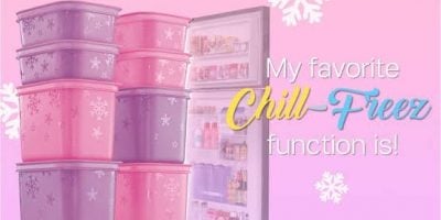 Chill and Freeze Tupperware
