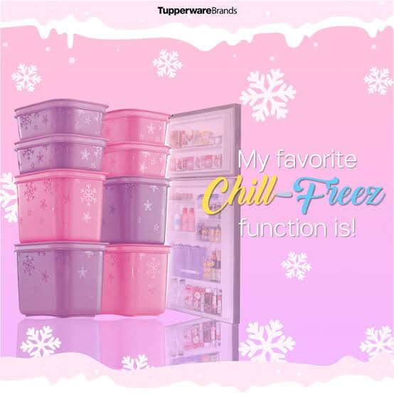 Chill and Freeze Tupperware