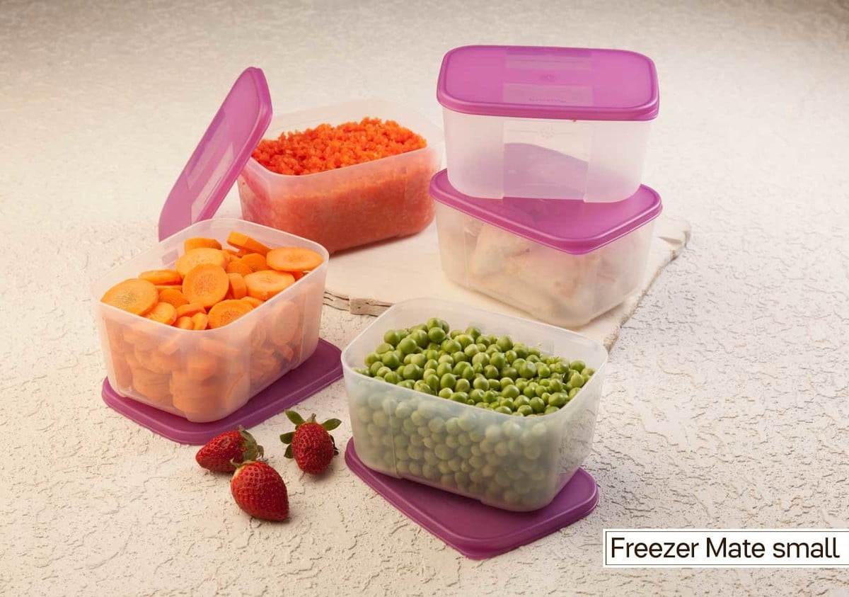 Tupperware containers for frozen vegetables