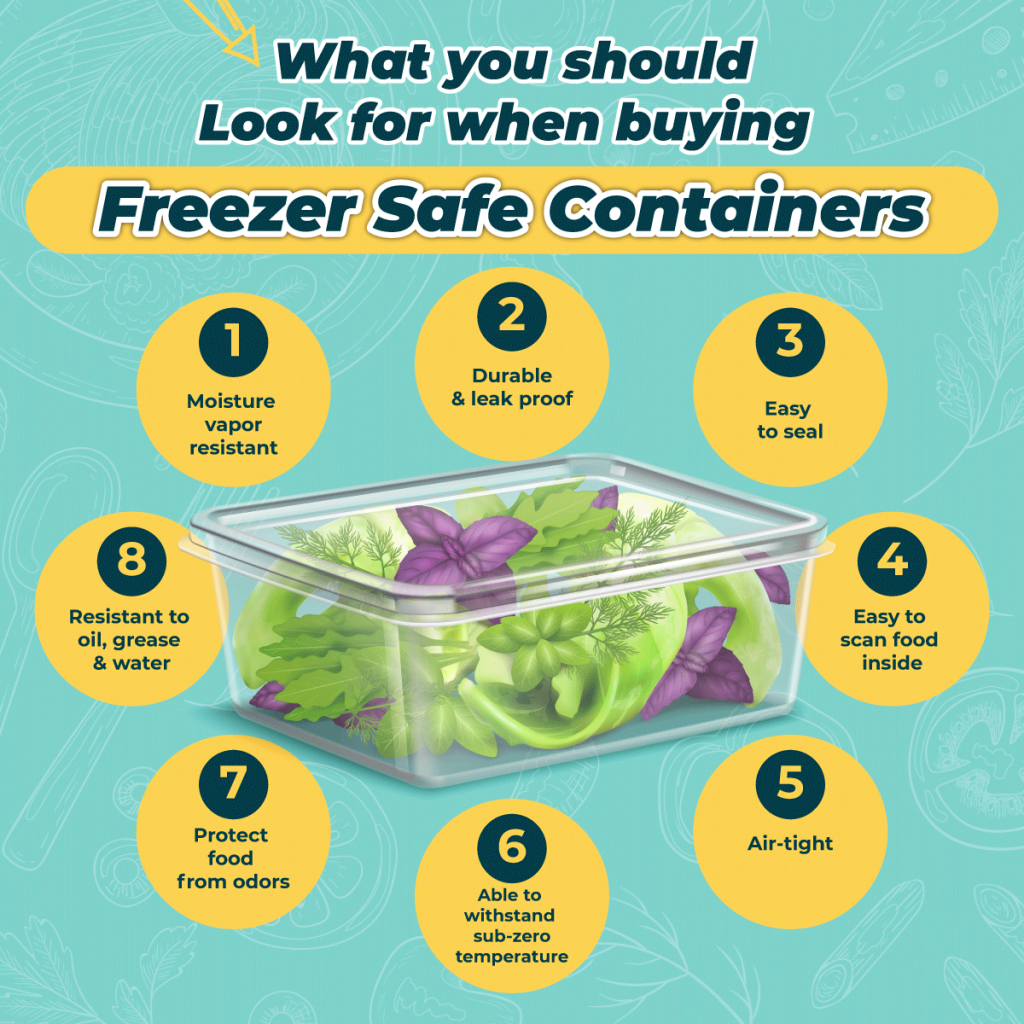 things to consider when buying food containers for freezer