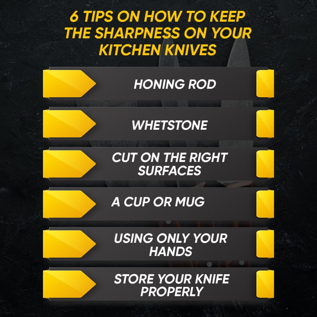 6 Tips on How to Keep Kitchen Knives Sharp